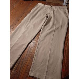 36x30 Adidas Climalite Khaki Tan Golf Pants High Rise READ!!